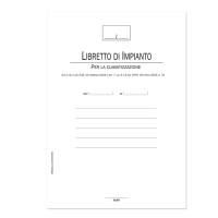 Libretto impianti climatizzazione - 44 pagine - Data Ufficio - DU319300000 - 8008842567967 - DMwebShop