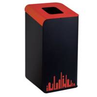 Gettacarte Rubik Evo per raccolta differenziata 80 lt rosso Medial 789297 - 8261