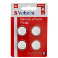 Blister 4 MicroPile a pastiglia CR2032 - litio - 3 V - Verbatim - 49533 - 23942495338 - DMwebShop