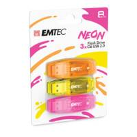 Memoria 3pz USB2,0 C410,8GB NEON - 16450