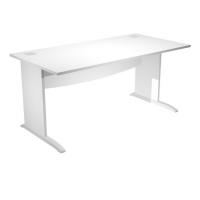 Scrivania Operativa Agora' Basic - fianchi a L melaminico - 140 x 80 x L73 cm - bianco - Artexport - JPL140/3 - DMwebShop