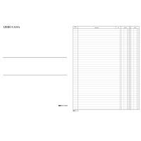 Libro cassa - 31 x 24,5 cm - 100 fogli - Edipro - E2593 - 8023328259303 - DMwebShop