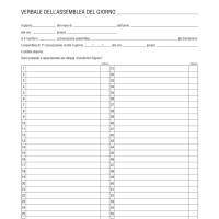 Registro verbali assemblea condominio - 31 x 24,5 cm - 96 fogli - Edipro - E2529 - 8023328252908 - DMwebShop