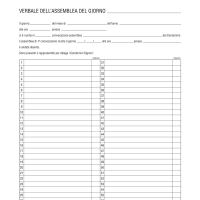 Registro verbali assemblea condominio - 31 x 24,5 cm - 96 fogli - Edipro - E2529 - 8023328252908 - DMwebShop