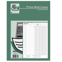 Blocco prima nota cassa - 50-50 fogli autoricalcanti - 31 x 21 cm - Edipro - E5369A - 8023328536916 - DMwebShop