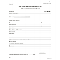 Cartella sanitaria - di rischio - per lavoratori - esposti ad agenti - cancerogeni - 31 x 24 cm - Edipro - E2434 - 8023328243401 - DMwebShop