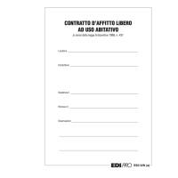 Fascicolo contratto di locazione libero - 29,7 x 21 cm - conf. 25 pezzi - Edipro - E5513N - 8023328551315 - DMwebShop