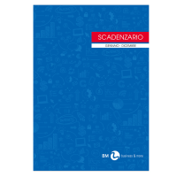 Scadenziario Gennaio-Dicembre - uso mano - 17 x 24 cm - 24 fogli - conf. 10 pezzi - BM - 0100129 - 8008234001291 - DMwebShop