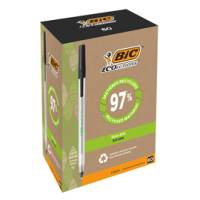 Penna a sfera a scatto con cappuccio ECOlutions - punta 1 mm - nero - conf. 60 pezzi - Bic - 8932393 - 3086123256644 - DMwebShop