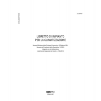 Libretto impianto climatizzazione Veneto - 297 x 210 mm - 48 fogli - Edipro - E2621VE - 8023328262112 - DMwebShop