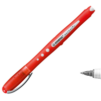 Roller Worker Colorful - con cappuccio - punta 0,5 mm - rosso - Stabilo - 2019/40 - 4006381415576 - DMwebShop