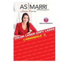 Adesivo poliestere - stampa laser - A4 - 100 fogli - trasparente permanente - As Marri - 0672 - 8023927006728 - DMwebShop