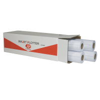Carta JP One P.80M - per plotter inkjet - 625 mm x 50 mt - 80 gr - opaca - bianco - As Marri 8745