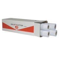 Carta JP One P.90M - per plotter inkjet - 625 mm x 50 mt - 90 gr - opaca - bianco - conf. 4 pezzi - As Marri - 8748 - 8023927087482 - DMwebShop