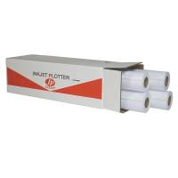 Carta JP One P.90M - per plotter inkjet - 914 mm x 50 mt - 90 gr - opaca - bianco - conf. 4 pezzi - As Marri - 8749 - 8023927087499 - DMwebShop