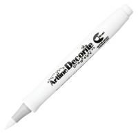 Marcatore Decorite - punta pennello - bianco - Artline - A EDF-F/BI - 4549441010682 - DMwebShop