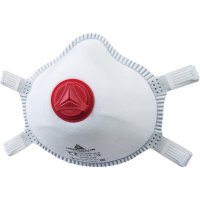 Mascherina filtrante FFP3 - con valvola - monouso - conf. 5 pezzi - Deltaplus - M1300VC - 3295249103378 - DMwebShop