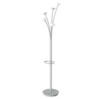 Appendiabiti con portaombrelli - 5 posti - 187 x 38 cm - bianco - Alba - PMFESTY2-BC - 3129710017096 - DMwebShop