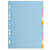 Separatore Forever Pastel - A4 - 12 tasti - cartoncino - 170 gr - Exacompta - 1612E - 3130630016120 - DMwebShop