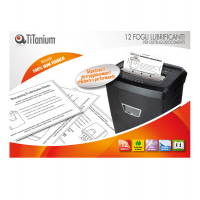 Foglio lubrificante - per distruggidocumenti - conf. 12 pezzi - Titanium - SP1000 - 8025133119902 - DMwebShop