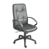 Poltrona direzionale Auriga P - semipelle - nero - Unisit - AUP/KN - 8050043740663 - DMwebShop