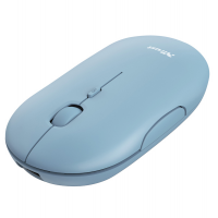 Mouse Puck - ultrasottile - wireless - ricaricabile - azzurro - Trust - 24126 - 8713439241266 - DMwebShop