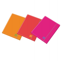 Cartella Fluo One Color - 3 lembi - con elastico - dorso 1 cm - colori assortiti - conf. 6 pezzi - Blasetti - 7734 - 8007758177345 - DMwebShop