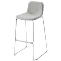 Sgabello Tosca - in schiuma e tessuto - grigio chiaro - Unisit - TOS/LI - 8050043746351 - DMwebShop