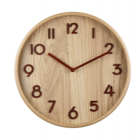 Orologio da parete Wood - Ø 32 cm - legno - Methodo - V150050 - 8018727150054 - DMwebShop