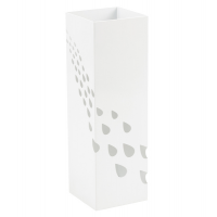 Portaombrelli - metallo verniciato - fantasia gocce - bianco - King Collection P1817233