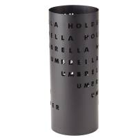 Portaombrelli - metallo verniciato - fantasia lettere - nero - King Collection - P1817289 - 8023755053529 - DMwebShop