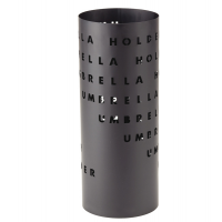 Portaombrelli - metallo verniciato - fantasia lettere - nero - King Collection - P1817289 - 8023755053529 - DMwebShop