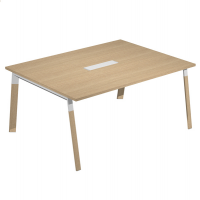 Tavolo riunione Woody - 160 x 120 x 72,5 cm - piano rovere - Artexport - W-SOL-TR--C-AM - DMwebShop