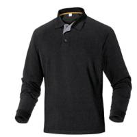 Polo a maniche lunghe Turino - 100% cotone - taglia L - nero - Deltaplus - TURINNOGT - 3295249210267 - DMwebShop