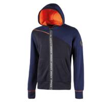 Felpa Jupiter - con cappuccio - taglia L - blu-arancione - U-power - EY212DB-L - 8033546464199 - DMwebShop