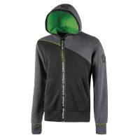 Felpa Jupiter - con cappuccio - taglia XL - grigio-verde - U-power - EY212AG-XL - 8033546464069 - DMwebShop