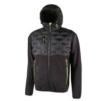 Giacca ibrida Spock - idrorepellente - taglia XL - nero-giallo - U-power - FU213BC-XL - 8033546453070 - DMwebShop