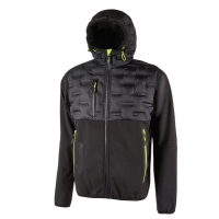 Giacca ibrida Spock- idrorepellente - taglia XXL - nero-giallo - U-power - FU213BC-XXL - 8033546453087 - DMwebShop