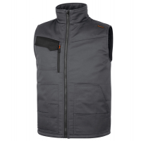 Gilet Stockton3 - multitasche - taglia M - grigio-arancio - Deltaplus - STOC3GOTM - 3295249262921 - DMwebShop
