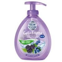 Sapone Gel - liquido - mora-mirtillo - 300 ml - FreshClean - 7-1197 - 8002340010710 - DMwebShop