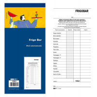 Blocco frigo bar - 22 x 10 cm - 100 fogli - 2 copie autoricalcanti - Edipro E5962A