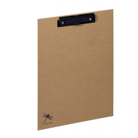 Portablocco Pure - A4 - in cartone - carta kraft - con molla fermafogli - Pagna P-44009-11