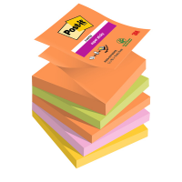 Blocco Post it Super Sticky Z Notes R330-5SS-BOOS - 76 x 76 mm - colori Boost - 90 fogli - conf. 5 pezzi - Post-it - 7100258789 - 4054596924239 - DMwebShop