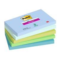 Blocco Post it Super Sticky 655-5SS-OAS - 76 x 127 mm - colori Oasis - 90 fogli - conf. 5 pezzi - Post-it - 7100258790 - 4054596924376 - DMwebShop