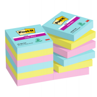 Blocco Super Sticky - 655-6SS-PLAY - 47,6 x 47,6 mm - 90 fogli - colori Cosmic - conf. 12 pezzi - Post-it - 7100290180 - 4064035065737 - DMwebShop