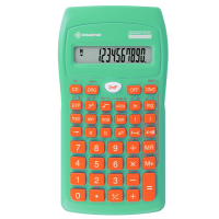 Calcolatrice scientifica - BeColor - 10+2 cifre - verde acqua - tasti arancione - Osama