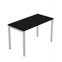 Scrivania Easy Plus - per smartworking - 120 x 60 x 72,5 cm - nero venato frassino - Artexport