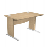 Scrivania Operativa Agora' Basic - fianchi a L melaminico - 120 x 80 x L73 cm - rovere - Artexport - JPL120/C - DMwebShop