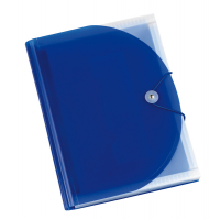 Portadocumenti Plastidea - a soffietto - 13 tasche - PP - A4 - blu - Iternet - 7041BL - 8028422570415 - DMwebShop