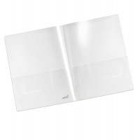 Cartellina doppia tasca Plastidea - PP - trasparente - conf. 5 pezzi - Iternet 7010TR